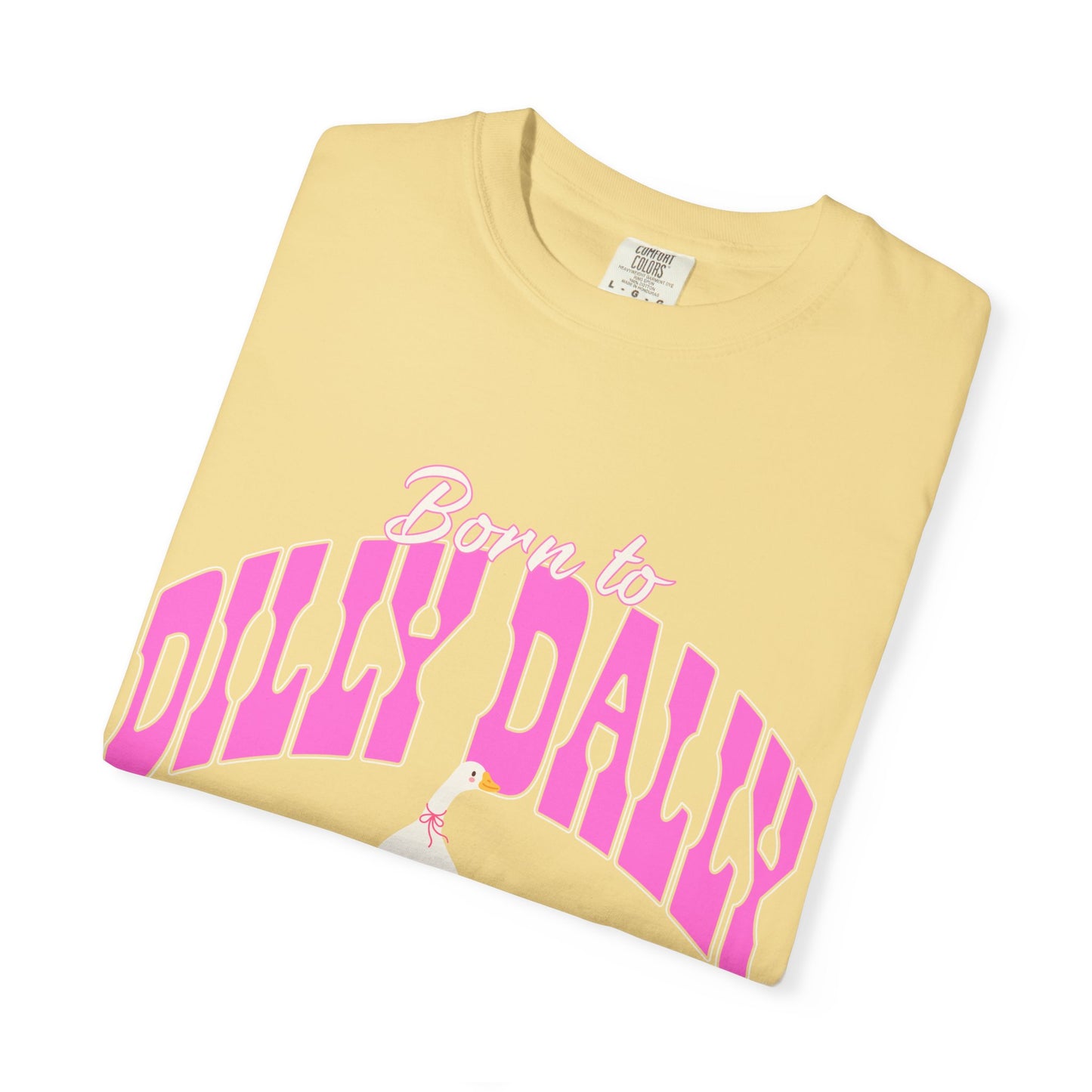 Dilly Dally Pink Arch Graphic Tee