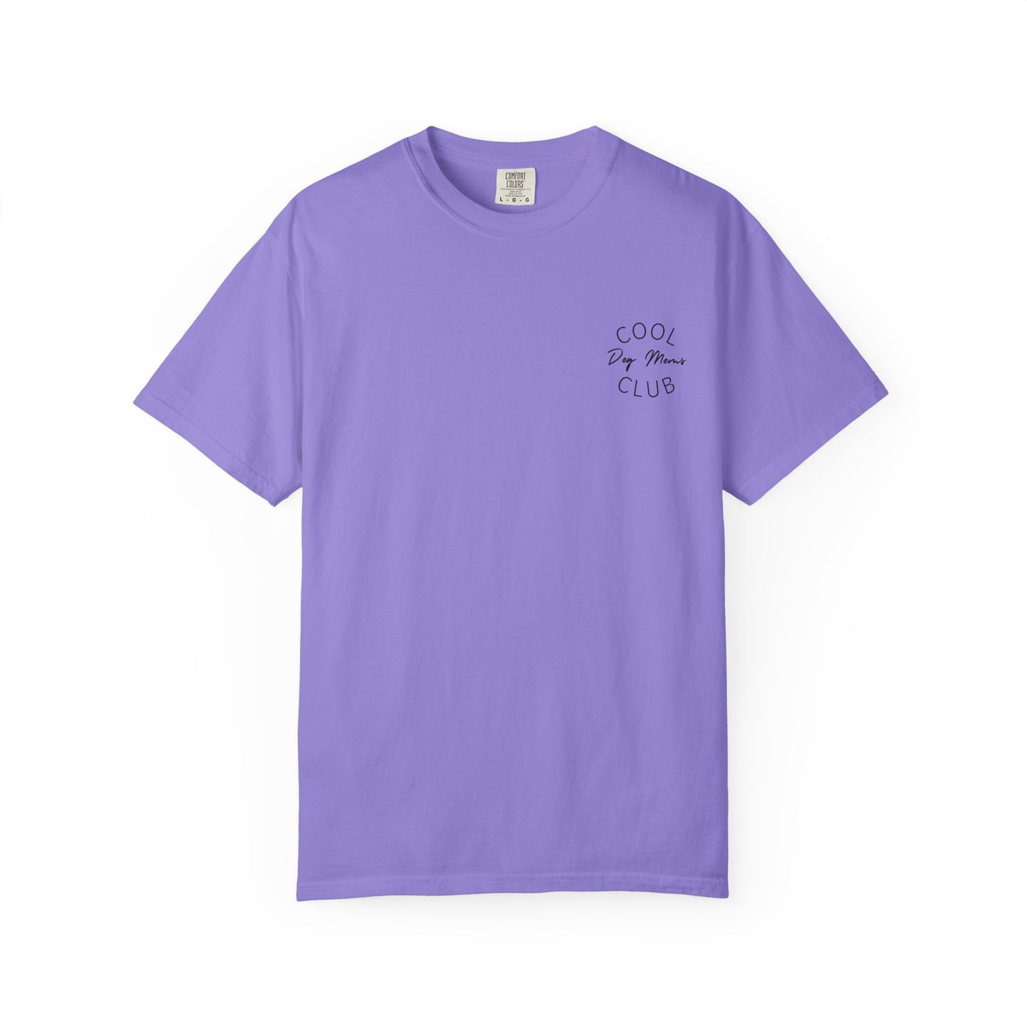 Cool Dog Moms Club T-Shirt- Black Print
