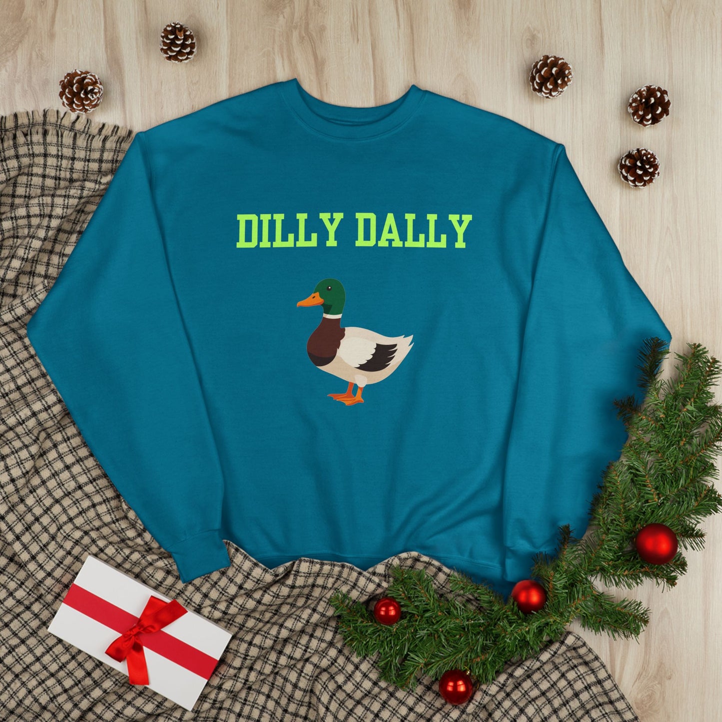 Dilly Dally Mallard Crewneck Sweatshirt