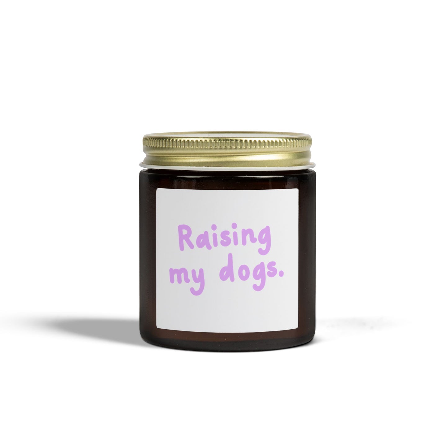 Raising My Dogs Scented Candle — Coconut Apricot Wax (4oz & 9oz)