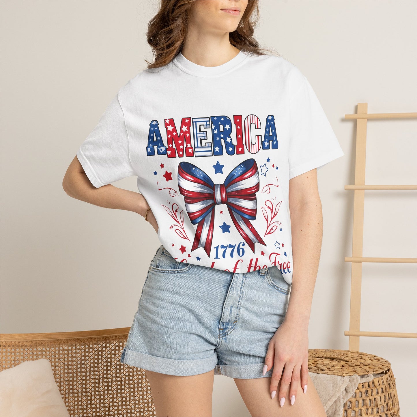 America 1776 'Land of the Free' Patriotic T-Shirt