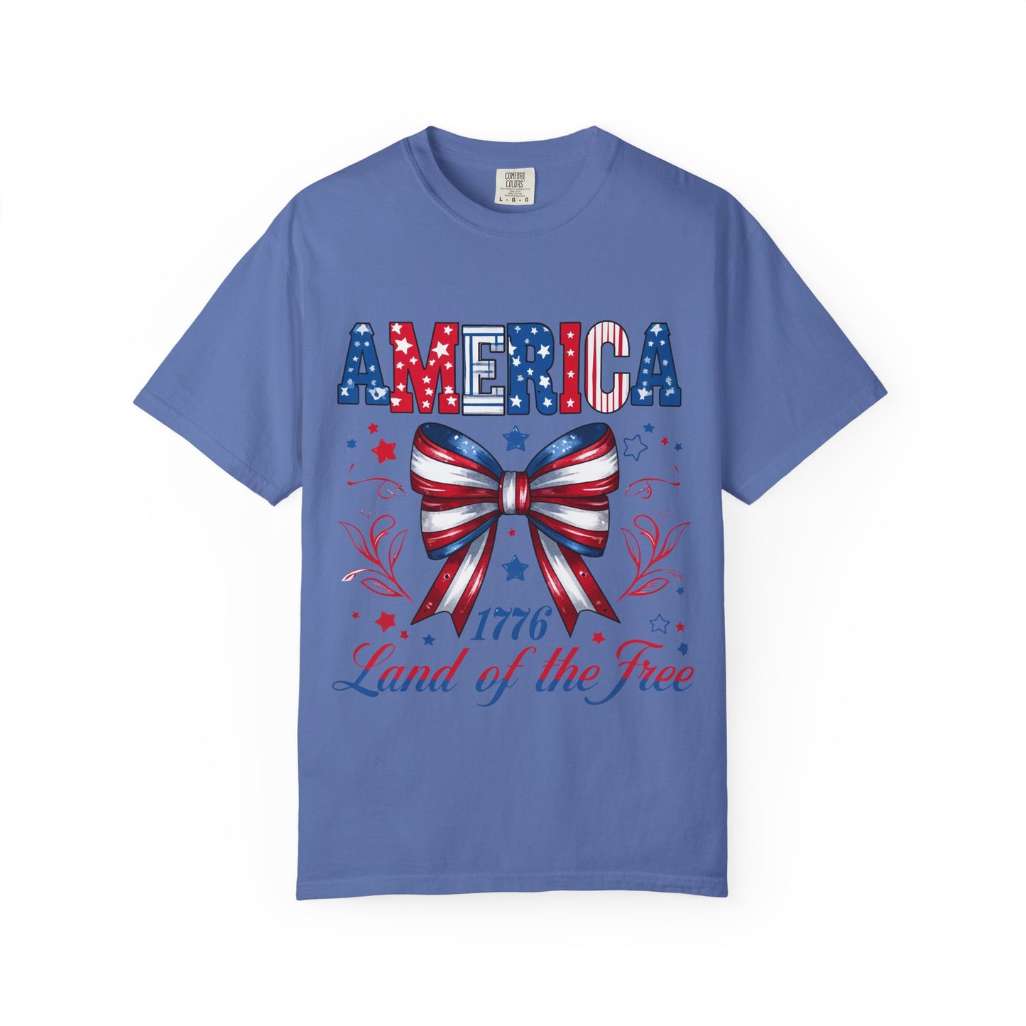 America 1776 'Land of the Free' Patriotic T-Shirt