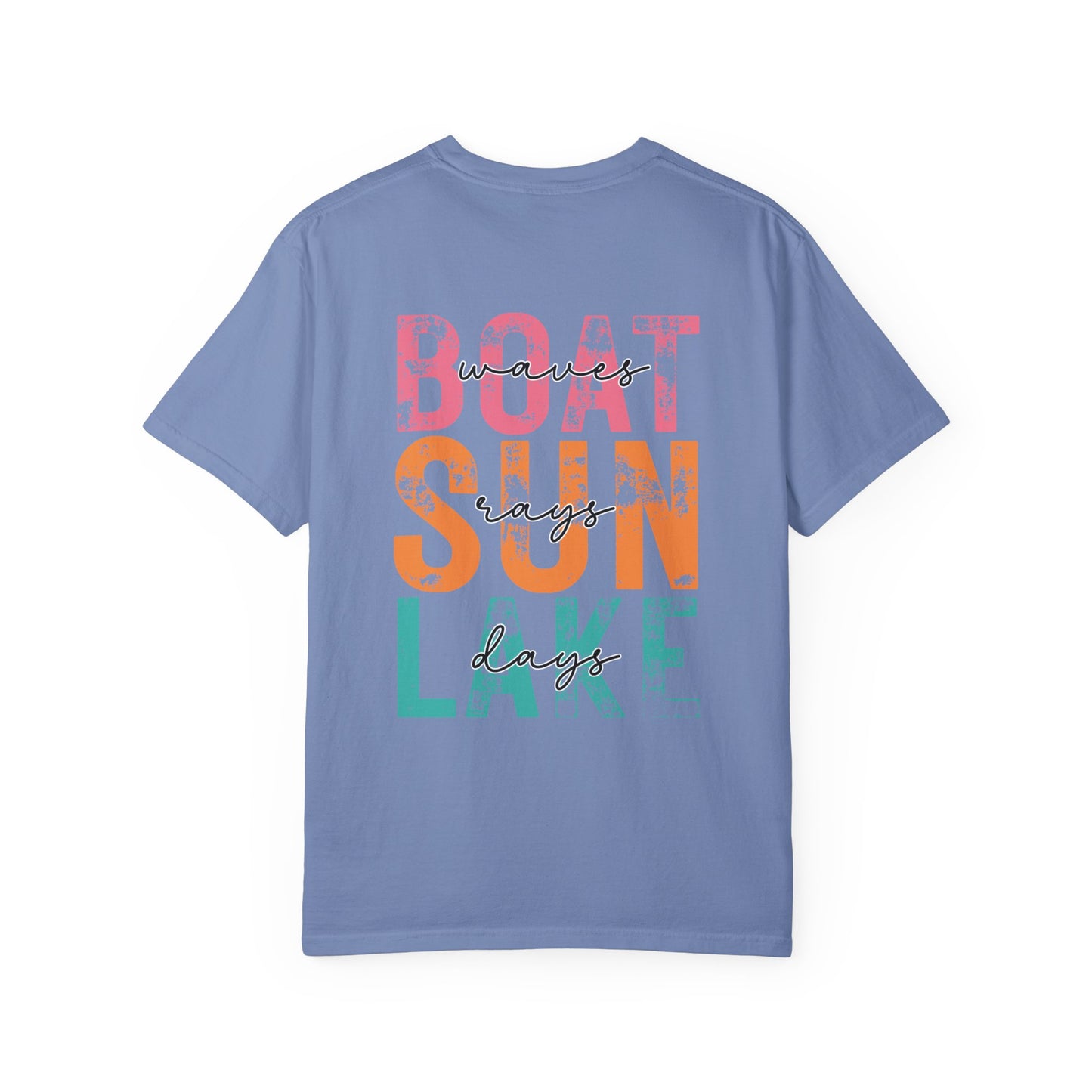 Boat Sun Lake Tee — "Vacay Vibes" Graphic T-Shirt