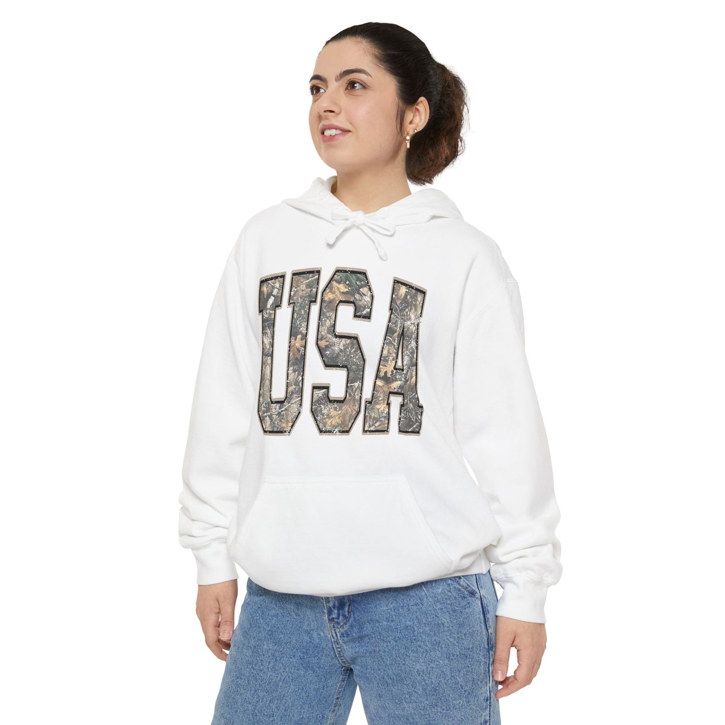 USA Camo Hoodie — Military-Inspired Patriotic Pullover