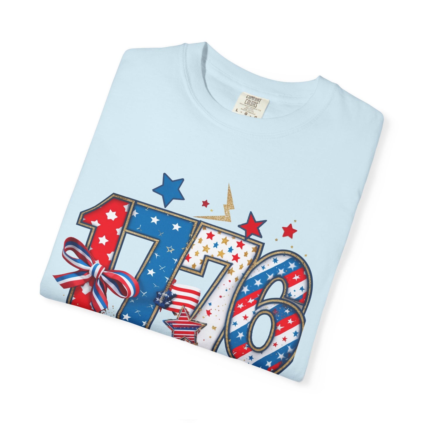 1776 Patriotic T-Shirt — American Flag Stars & Stripes Independence Day Tee