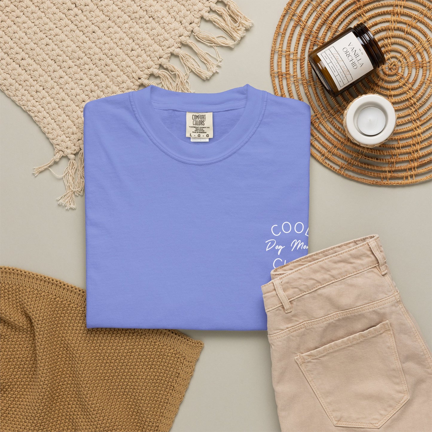 Cool Dog Moms Club T-Shirt — White Print