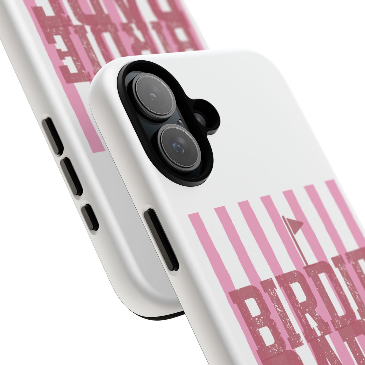 Birdie Babe Phone Case — Pink Striped Golf iPhone Case