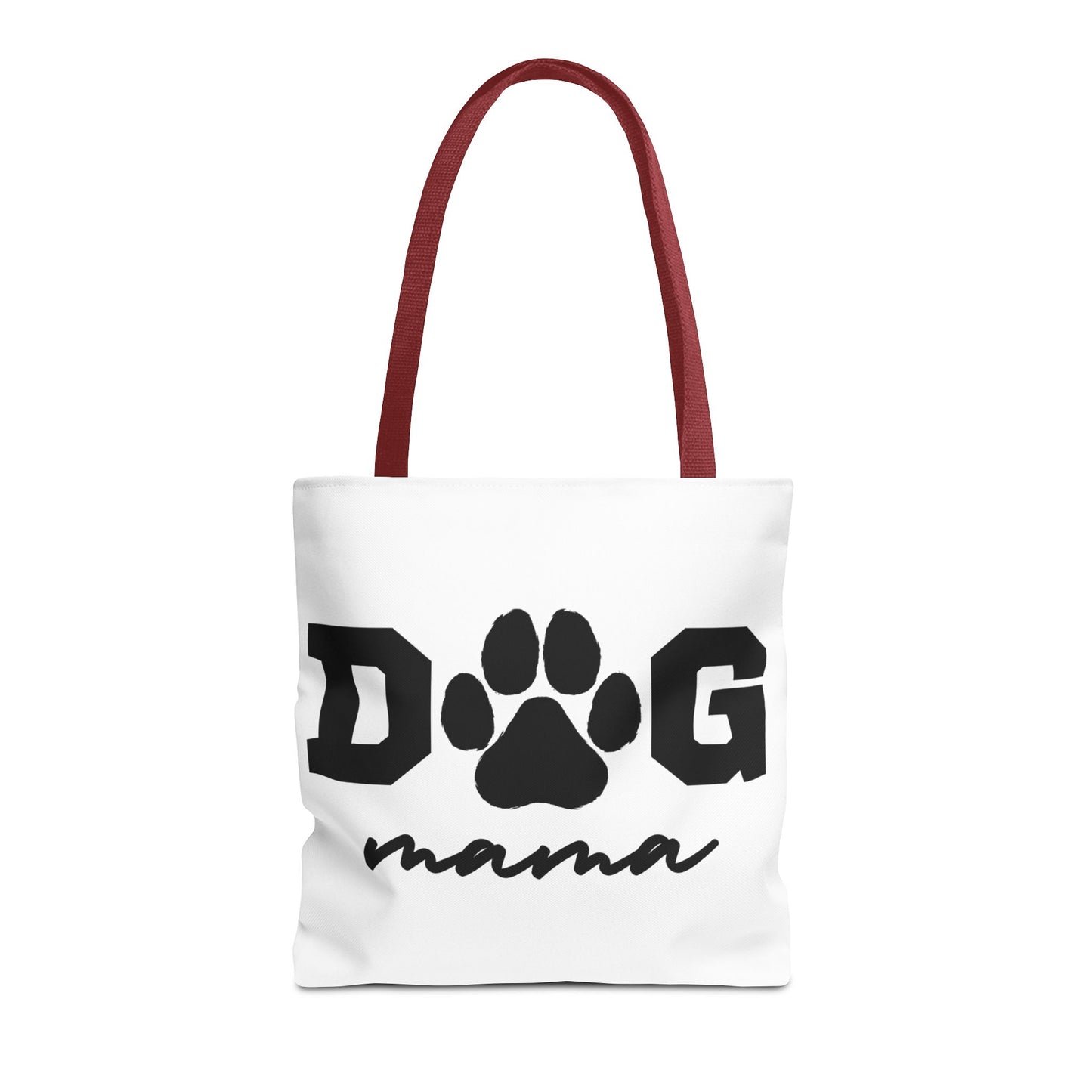 Dog Mama Tote Bag — Paw Print Canvas Tote for Pet Moms