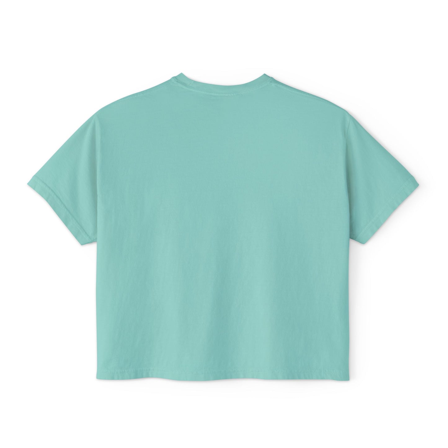 Birdie Babe Women's Boxy Tee — Pink Striped Golf Graphic