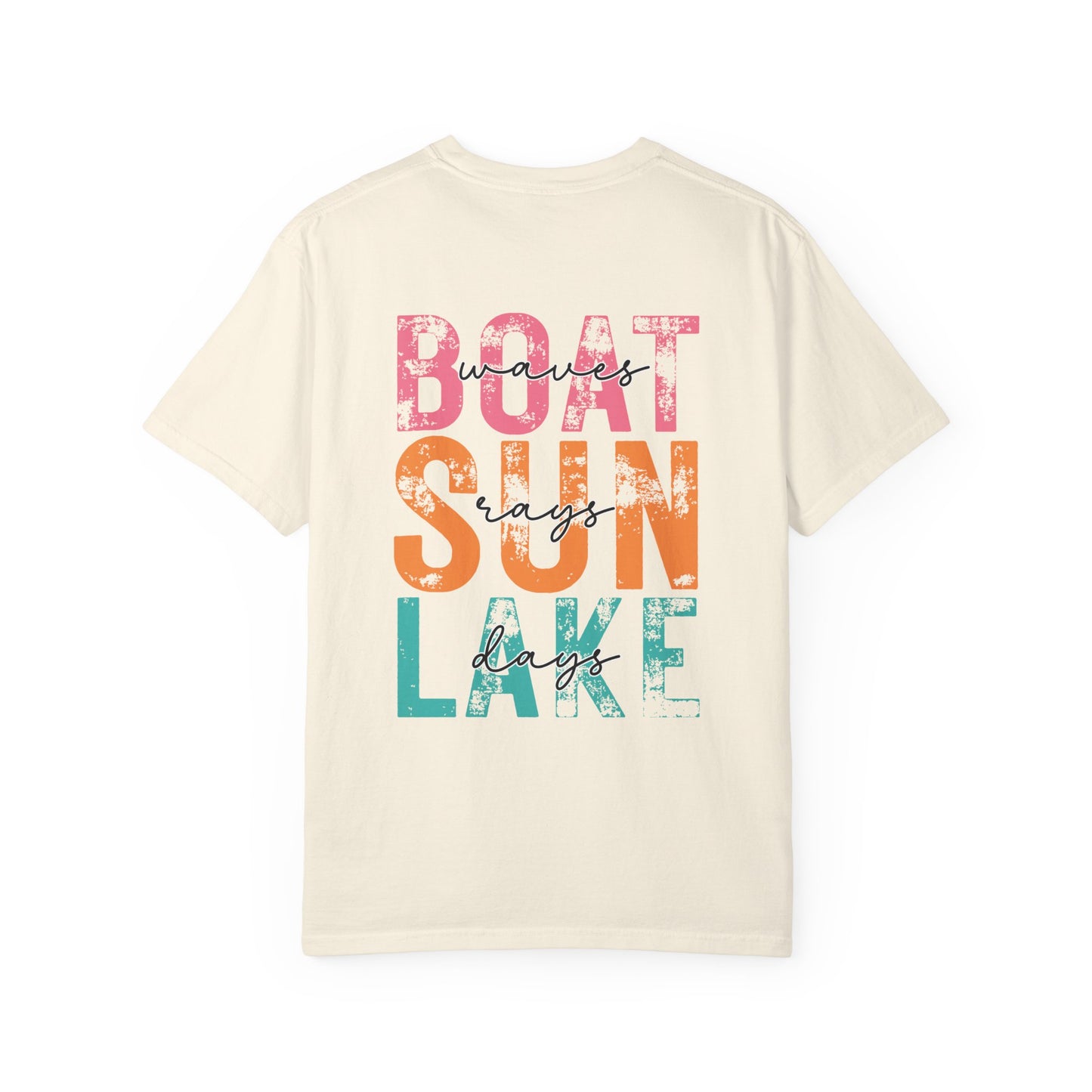 Boat Sun Lake Tee — "Vacay Vibes" Graphic T-Shirt