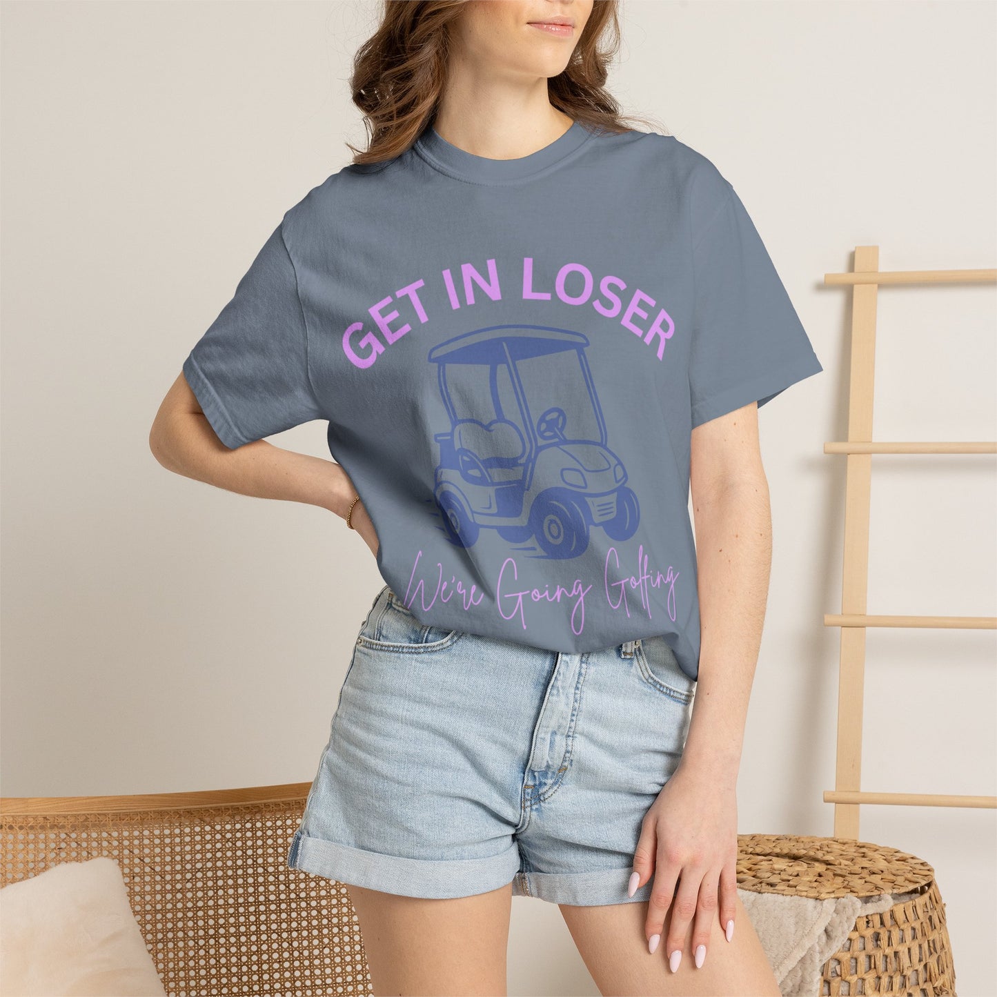 Get In Loser Golf Cart T-Shirt — We’re Going Golfing Graphic Tee