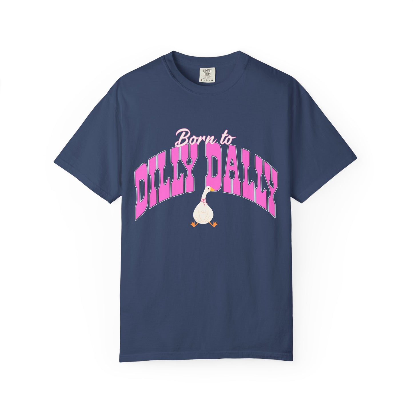 Dilly Dally Pink Arch Graphic Tee