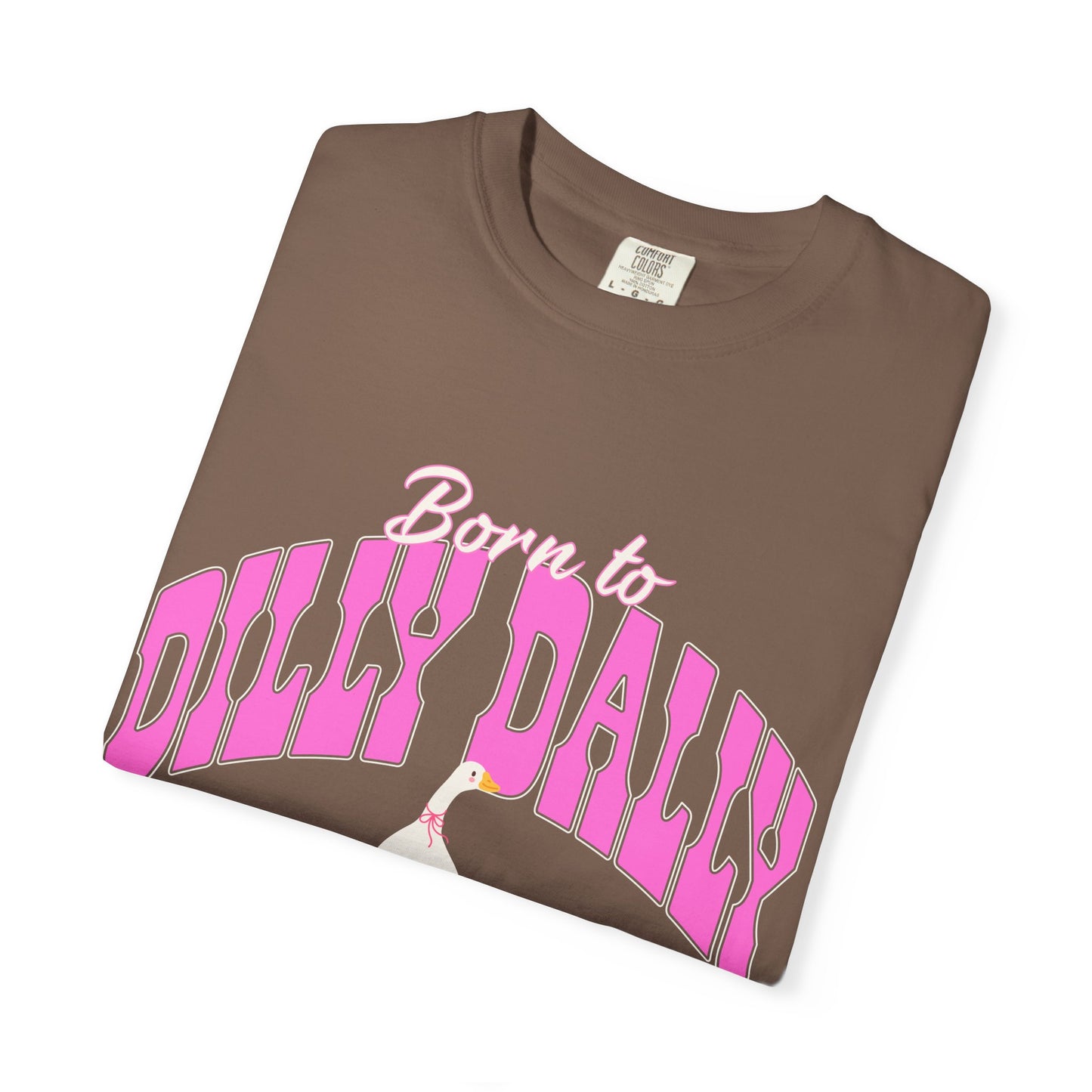 Dilly Dally Pink Arch Graphic Tee
