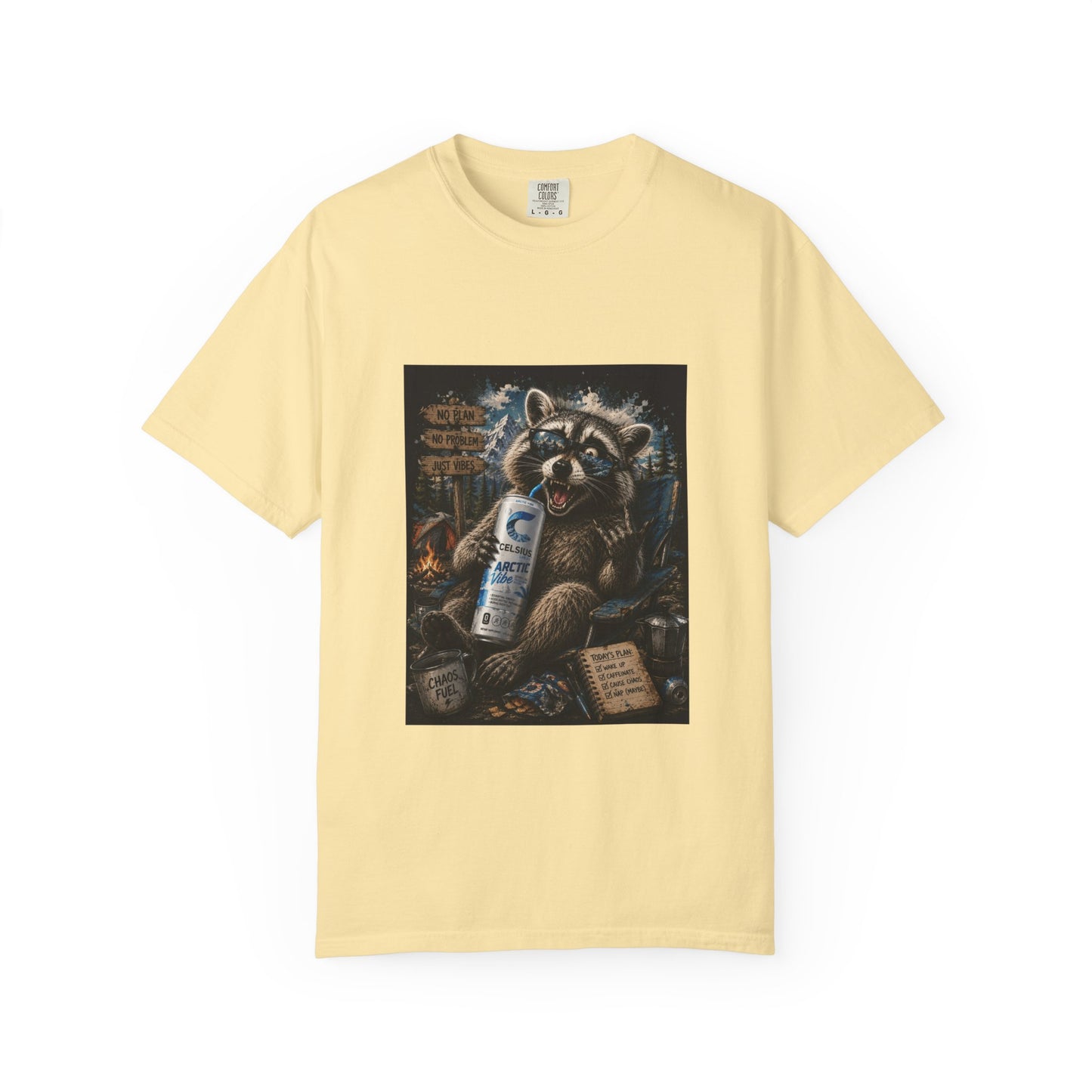 Raccoon Mischief Graphic T-Shirt — Arctic Vibe Celsius