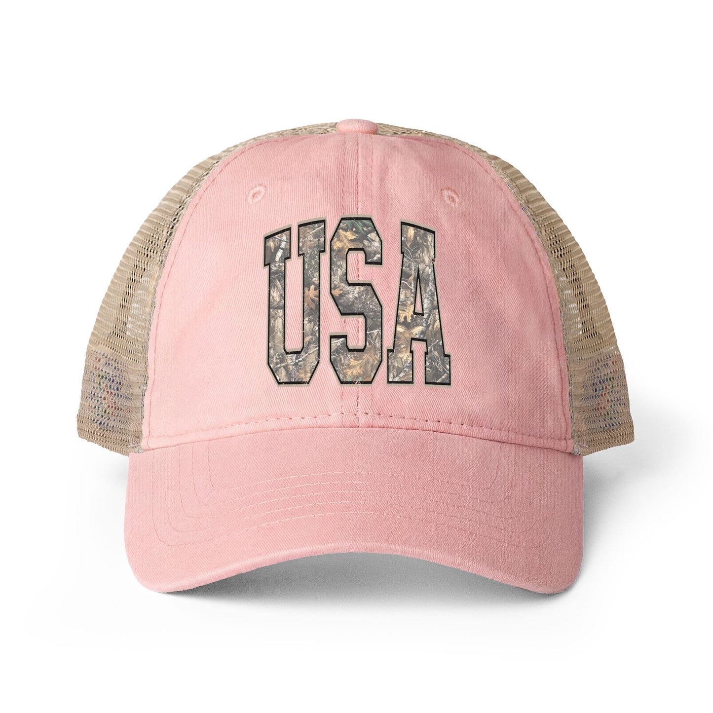 Women's Washed Mesh-Back Cap