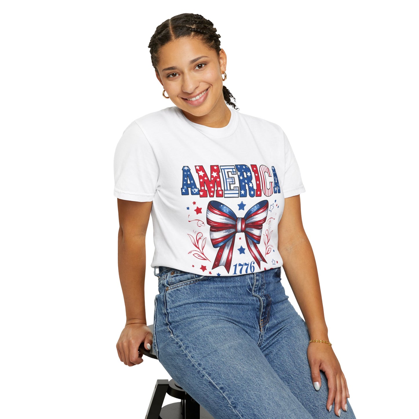 America 1776 'Land of the Free' Patriotic T-Shirt