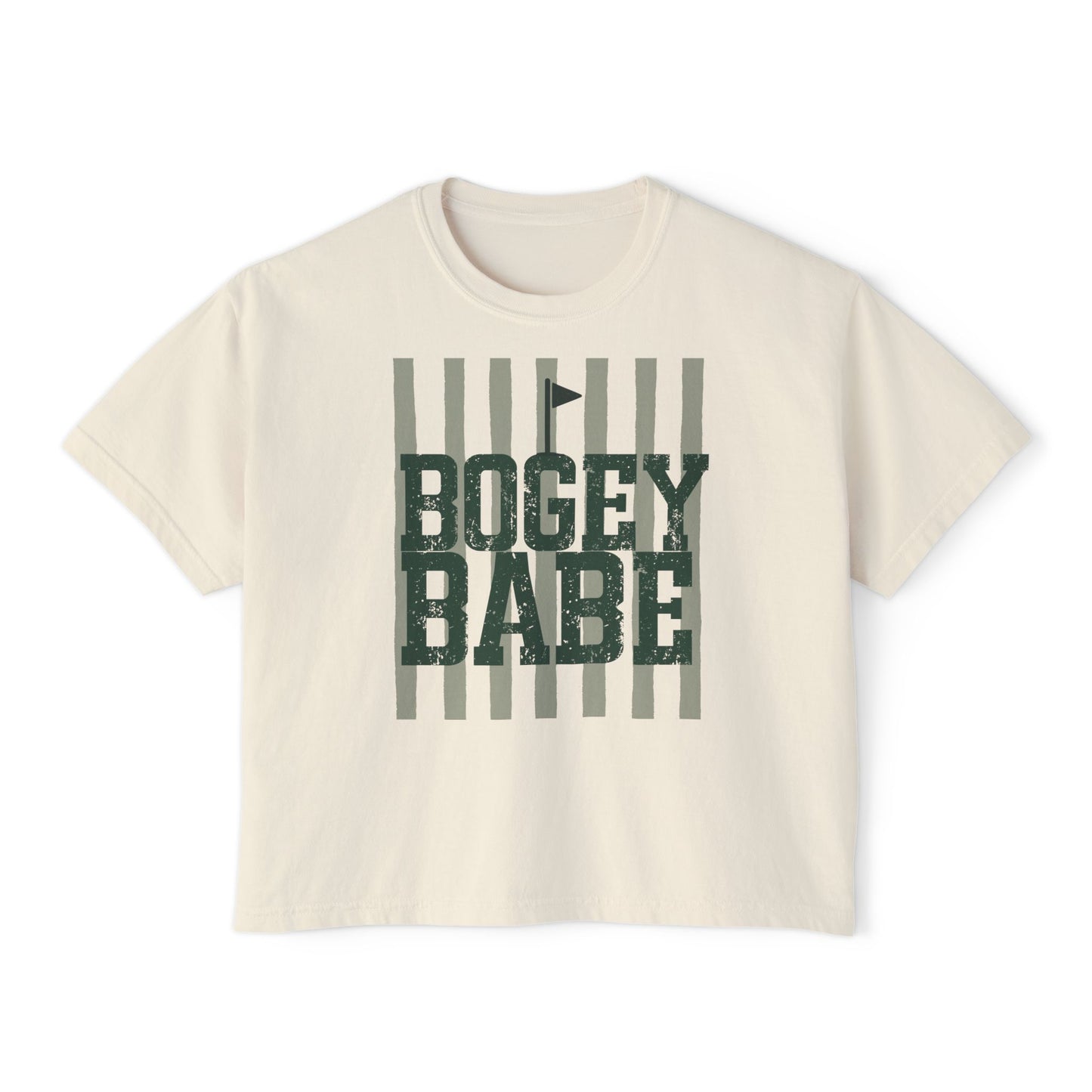 Bogey Babe Boxy Tee — Women's Golf Graphic Shirt