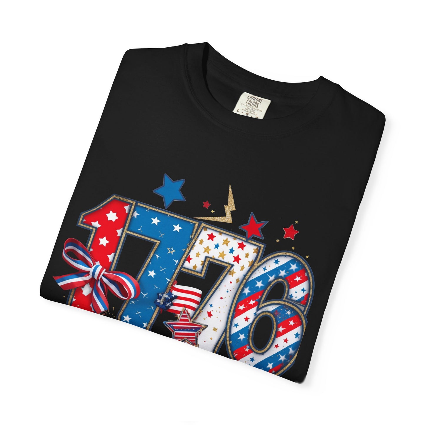 1776 Patriotic T-Shirt — American Flag Stars & Stripes Independence Day Tee