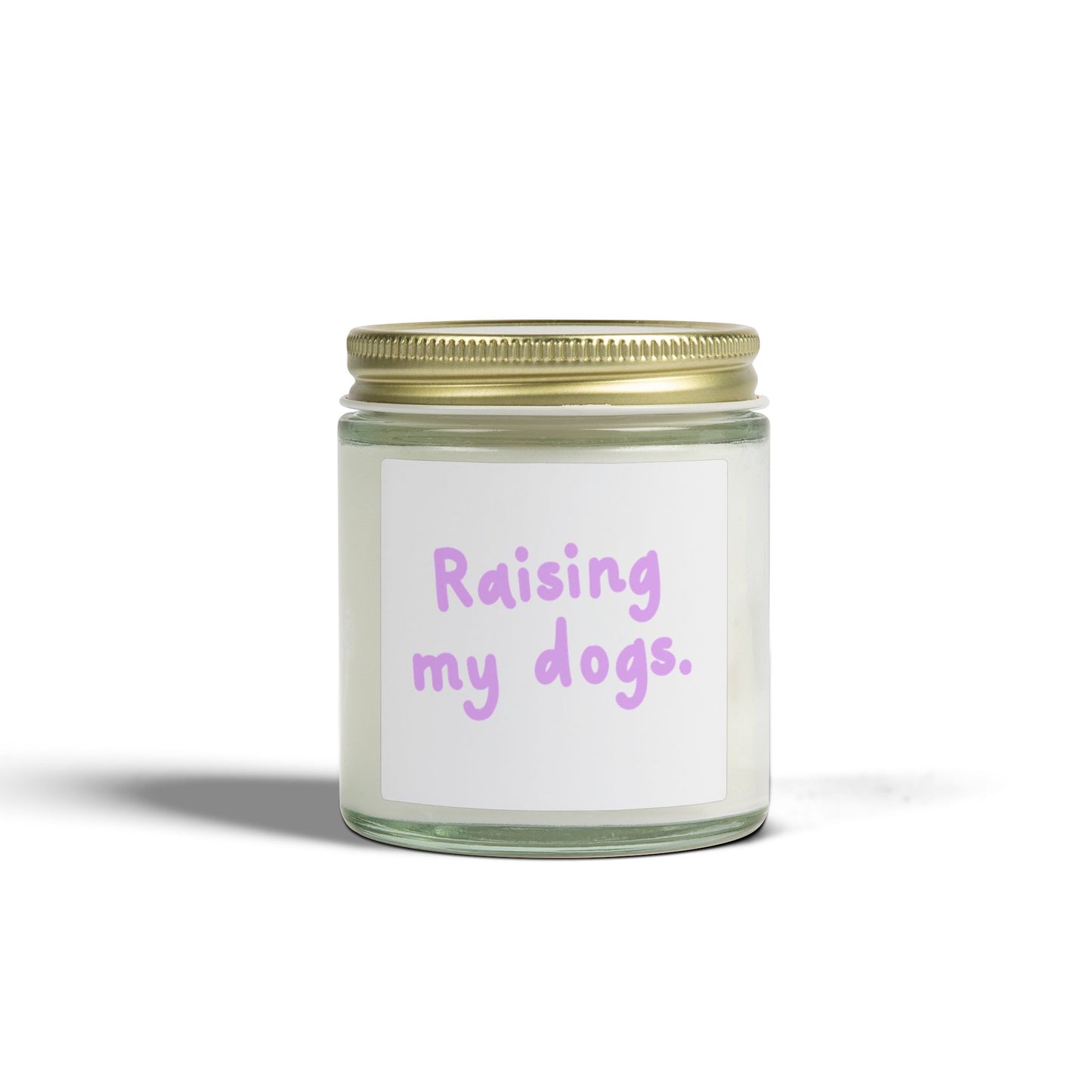Raising My Dogs Scented Candle — Coconut Apricot Wax (4oz & 9oz)