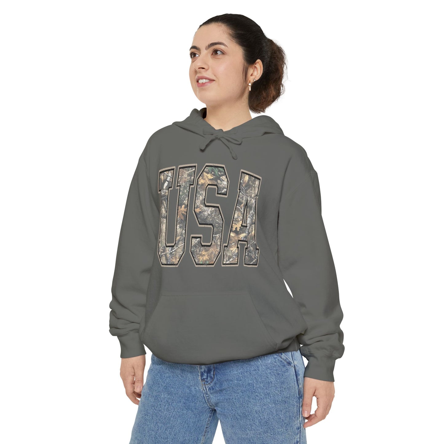 USA Camo Hoodie — Military-Inspired Patriotic Pullover