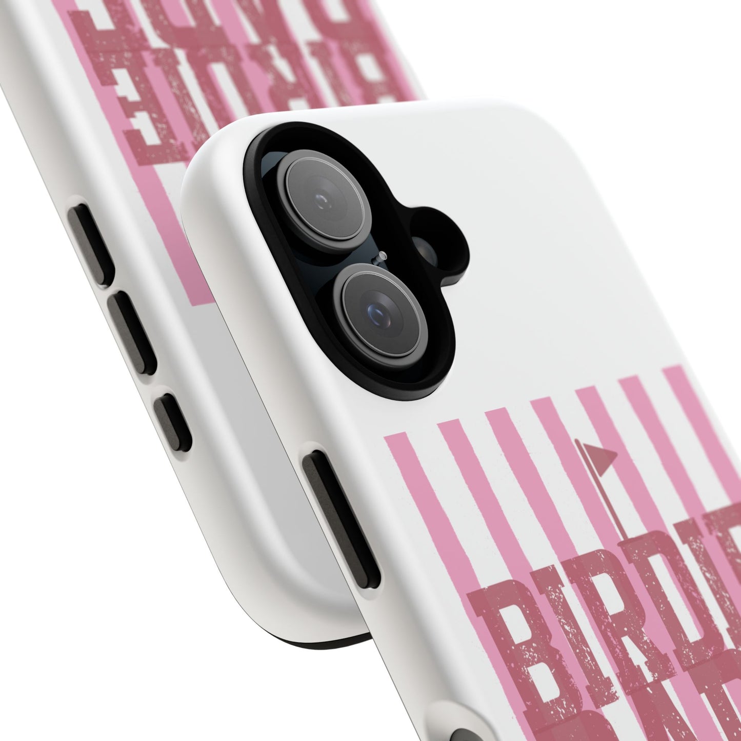 Birdie Babe Phone Case — Pink Striped Golf iPhone Case