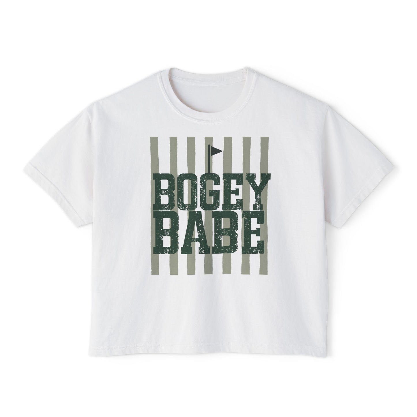Bogey Babe Boxy Tee — Women's Golf Graphic Shirt