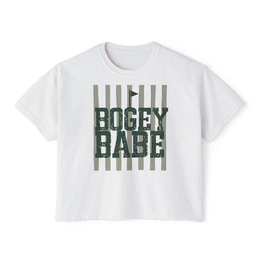 Bogey Babe Boxy Tee — Women's Golf Graphic Shirt