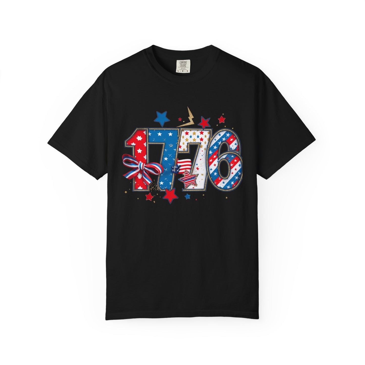 1776 Patriotic T-Shirt — American Flag Stars & Stripes Independence Day Tee