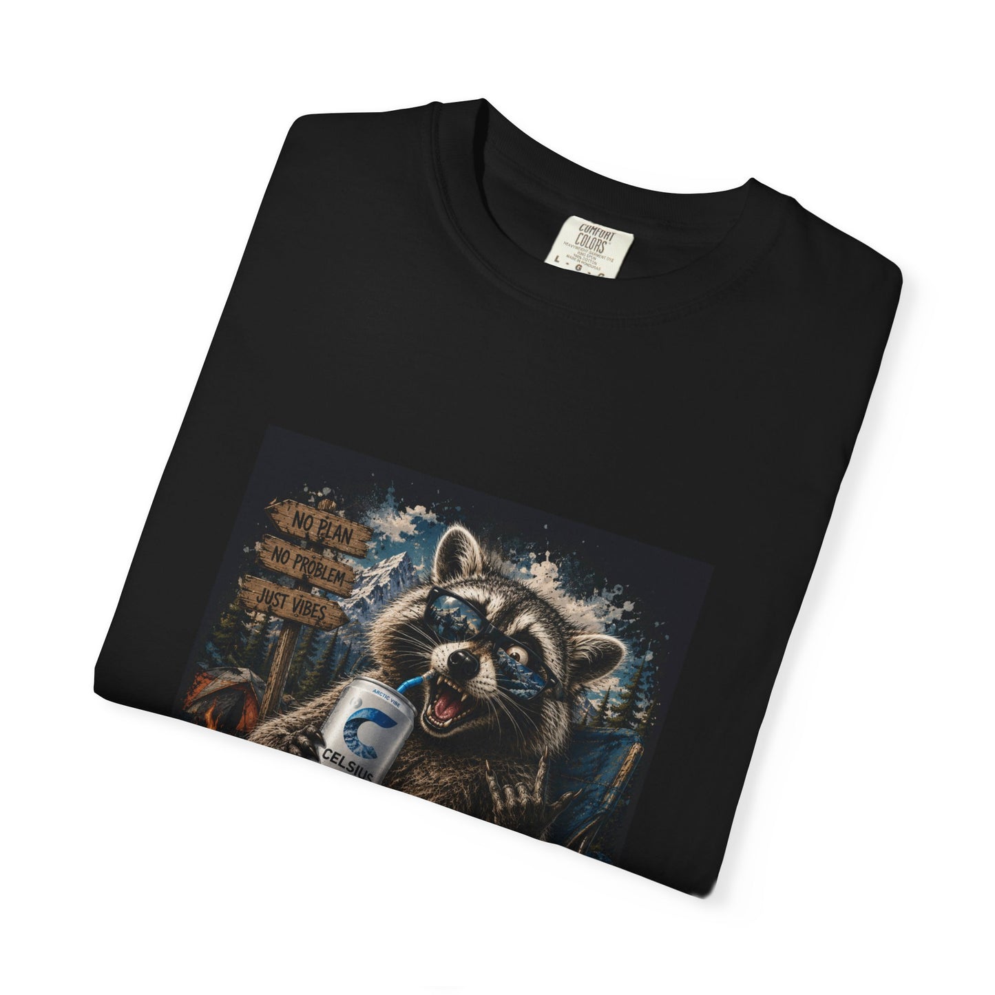 Raccoon Mischief Graphic T-Shirt — Arctic Vibe Celsius