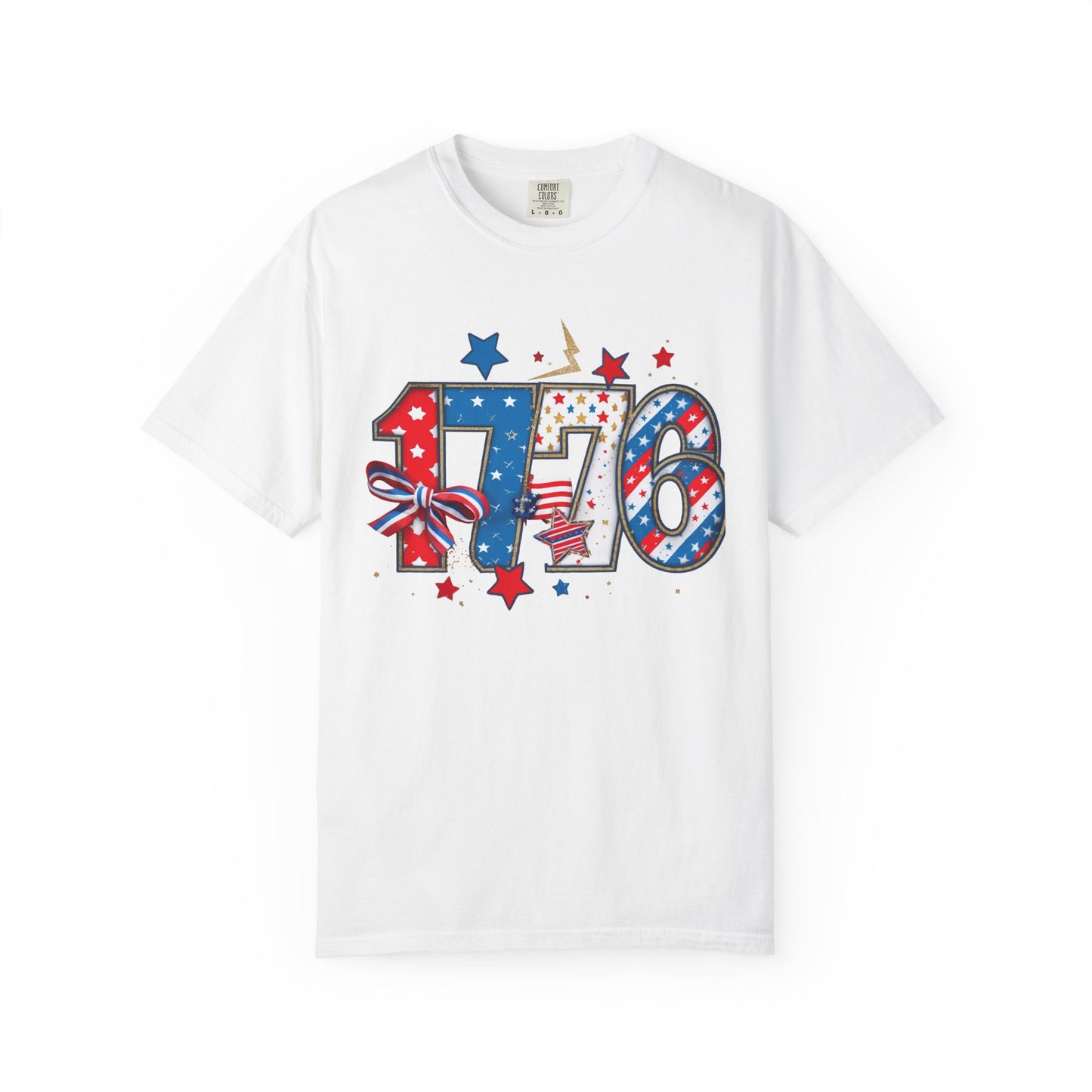1776 Patriotic T-Shirt — American Flag Stars & Stripes Independence Day Tee