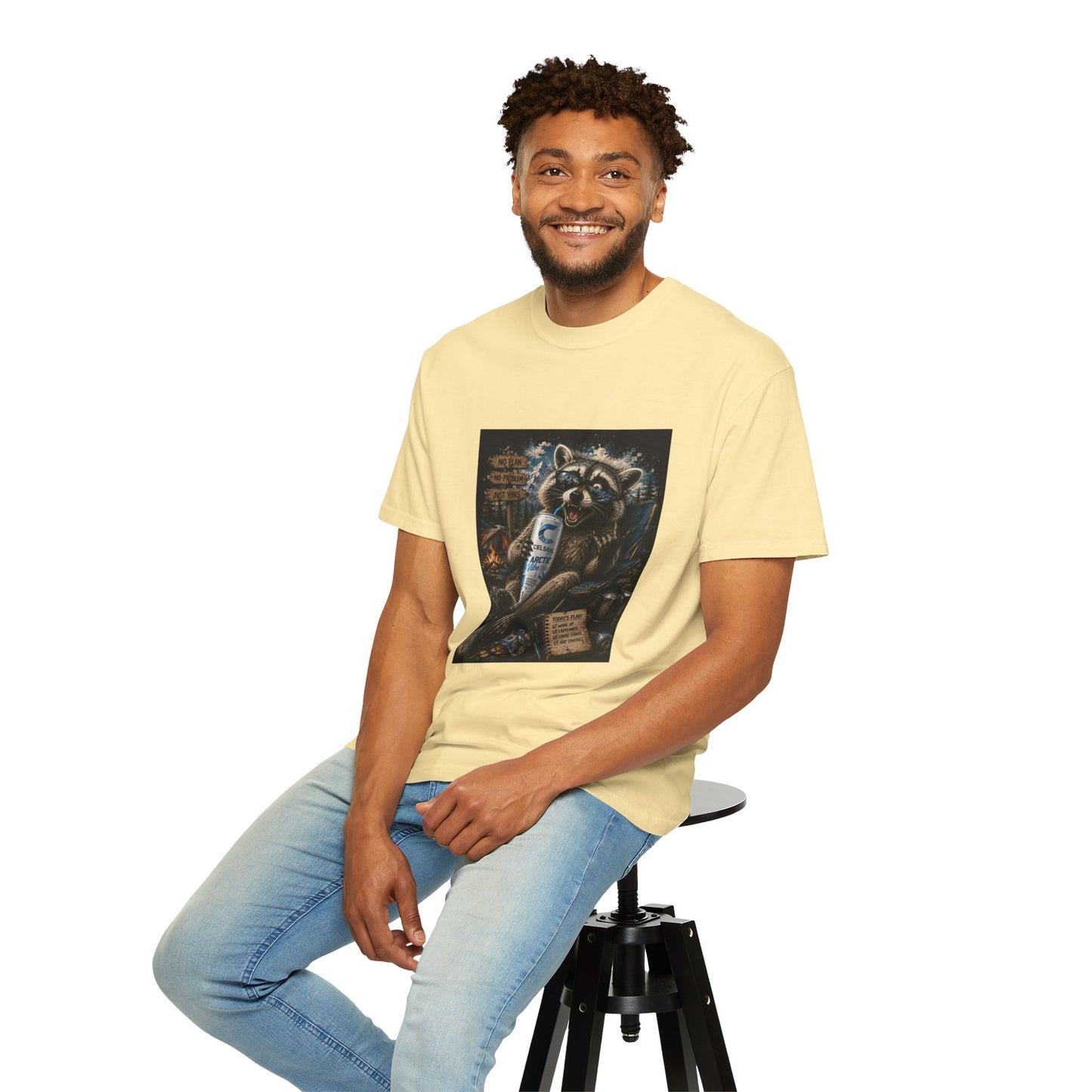 Raccoon Mischief Graphic T-Shirt — Arctic Vibe Celsius