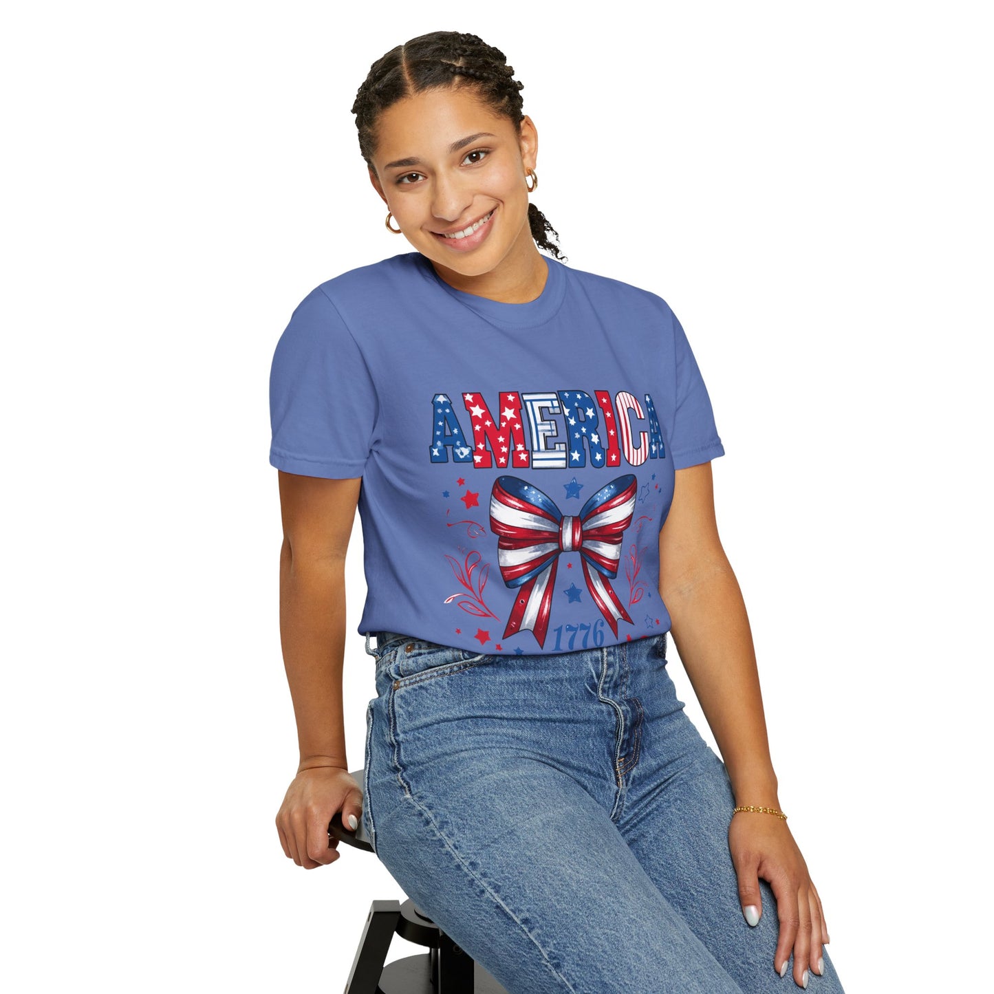 America 1776 'Land of the Free' Patriotic T-Shirt