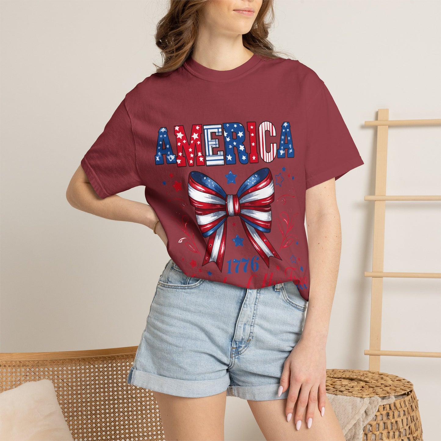 America 1776 'Land of the Free' Patriotic T-Shirt