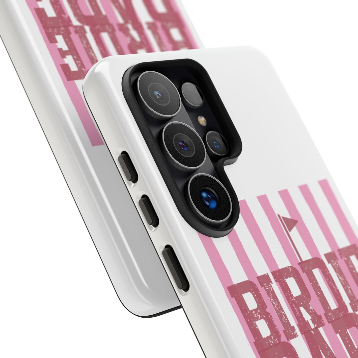 Birdie Babe Phone Case — Pink Striped Golf iPhone Case