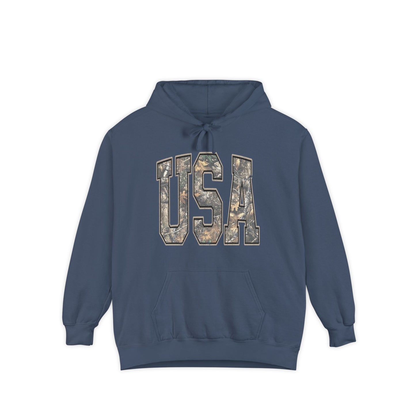 USA Camo Hoodie — Military-Inspired Patriotic Pullover
