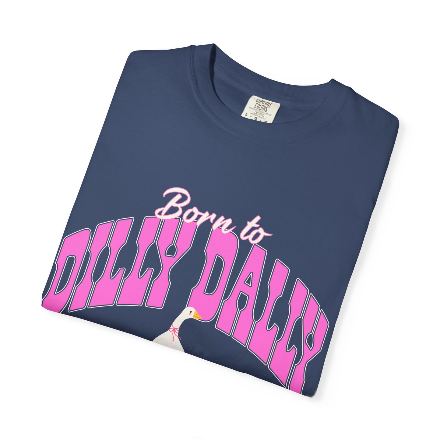 Dilly Dally Pink Arch Graphic Tee