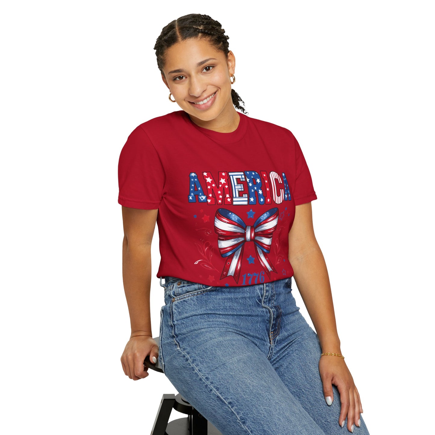 America 1776 'Land of the Free' Patriotic T-Shirt