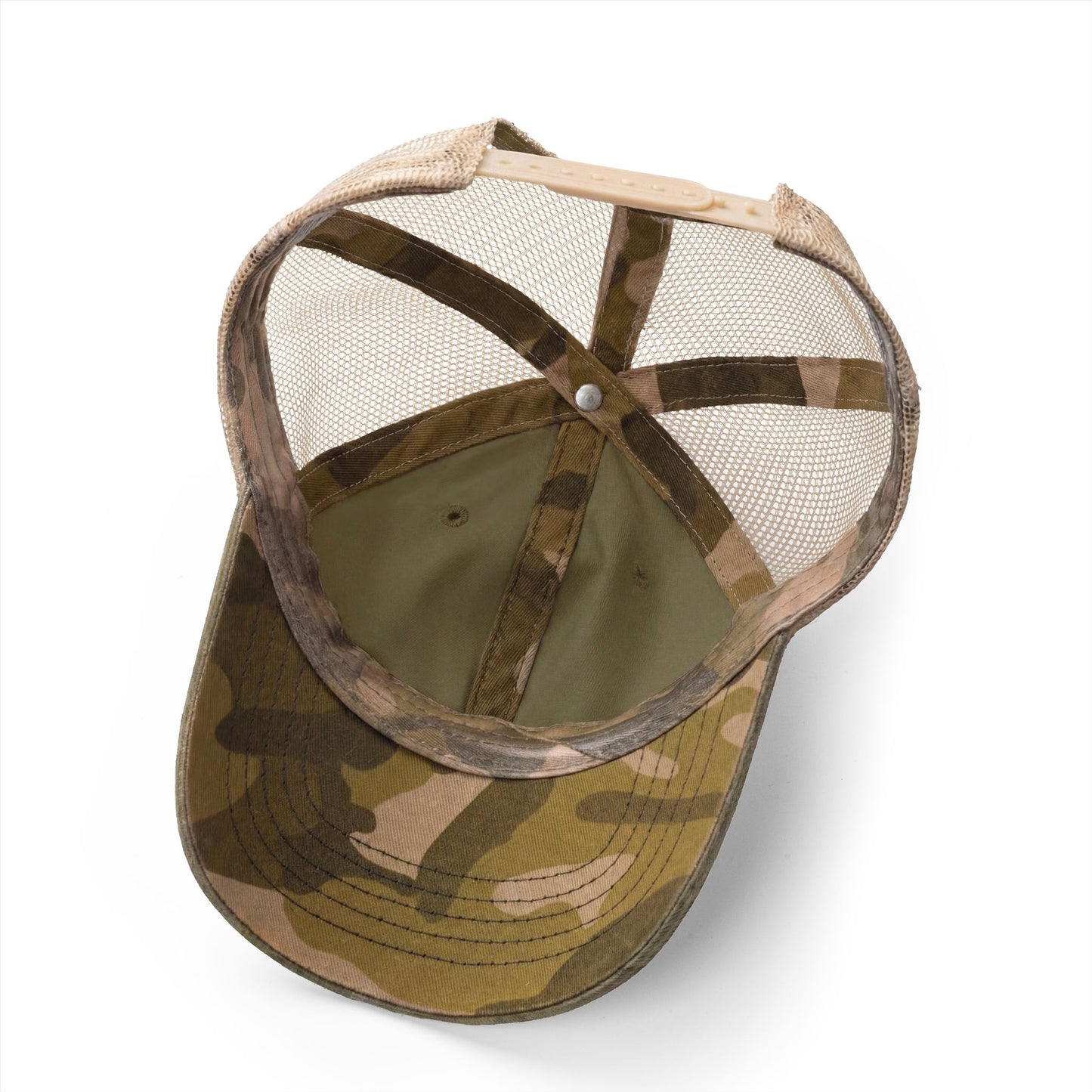 Women's Washed Mesh-Back Cap- USA