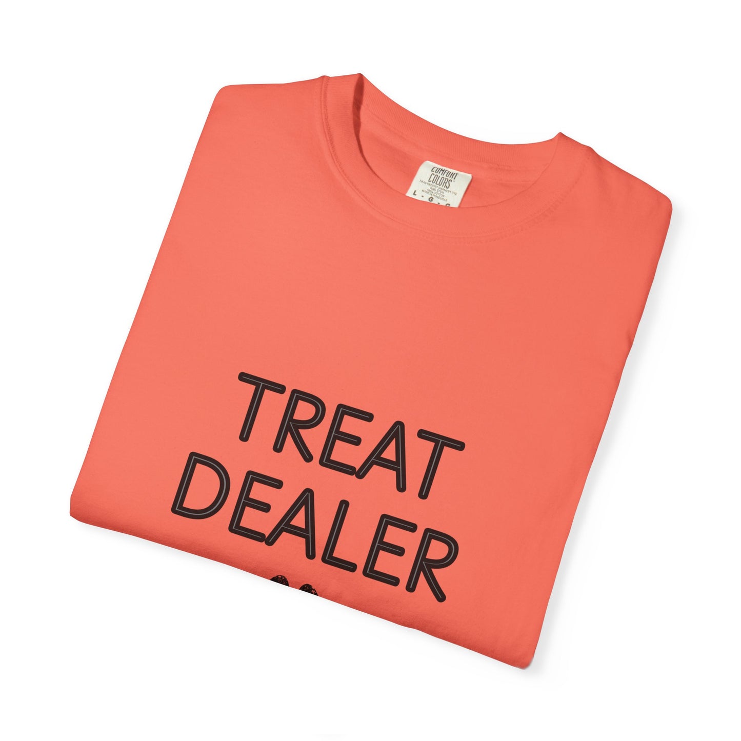 Treat Dealer T-Shirt — Funny Dog Lover Tee with Paw Print