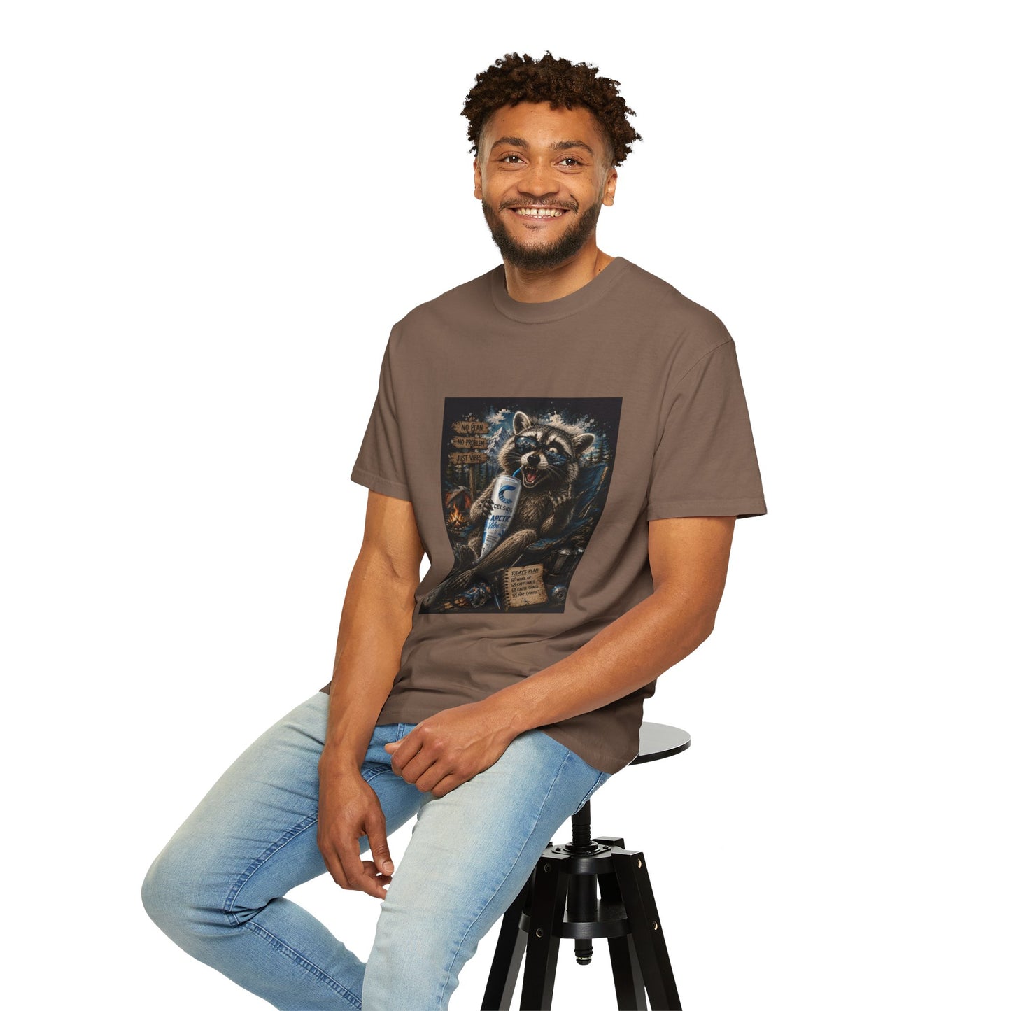 Raccoon Mischief Graphic T-Shirt — Arctic Vibe Celsius