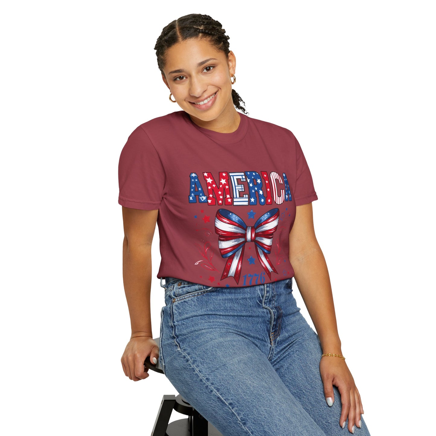 America 1776 'Land of the Free' Patriotic T-Shirt