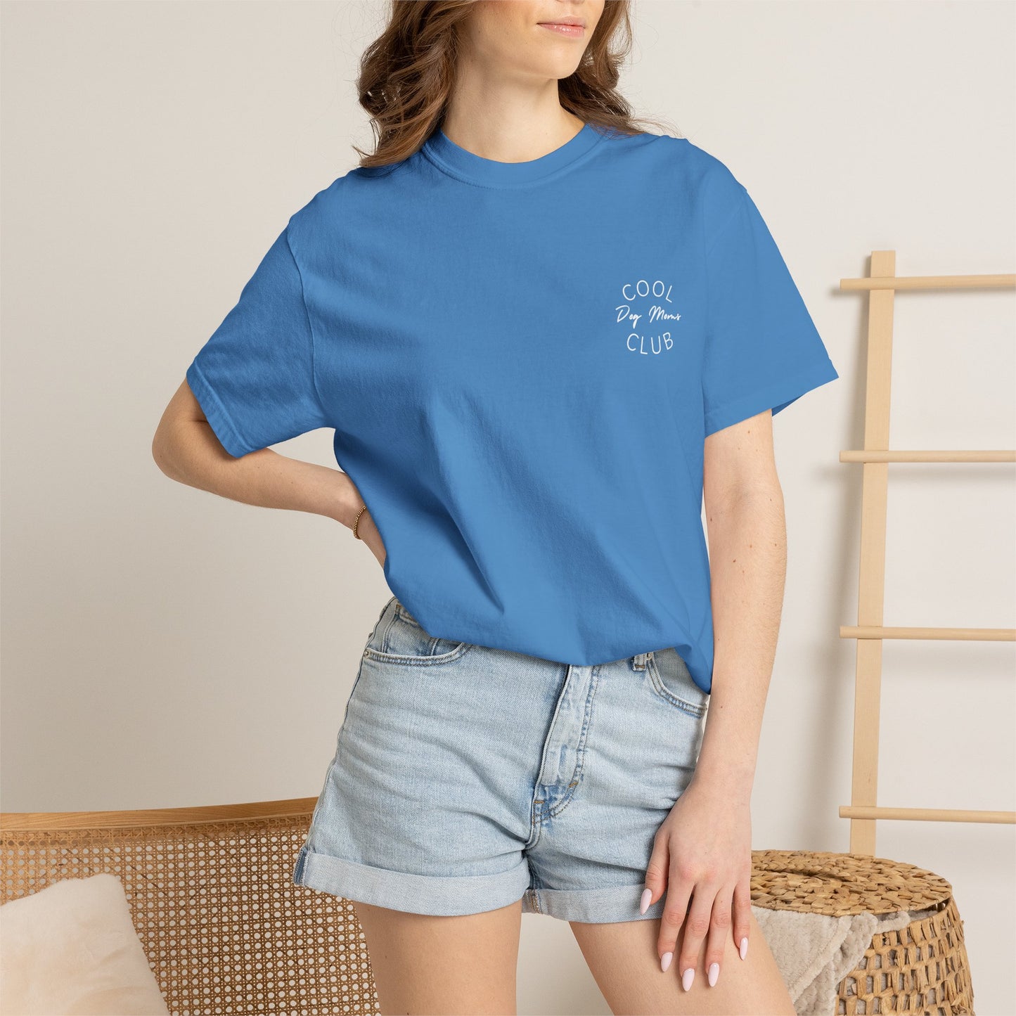 Cool Dog Moms Club T-Shirt — White Print