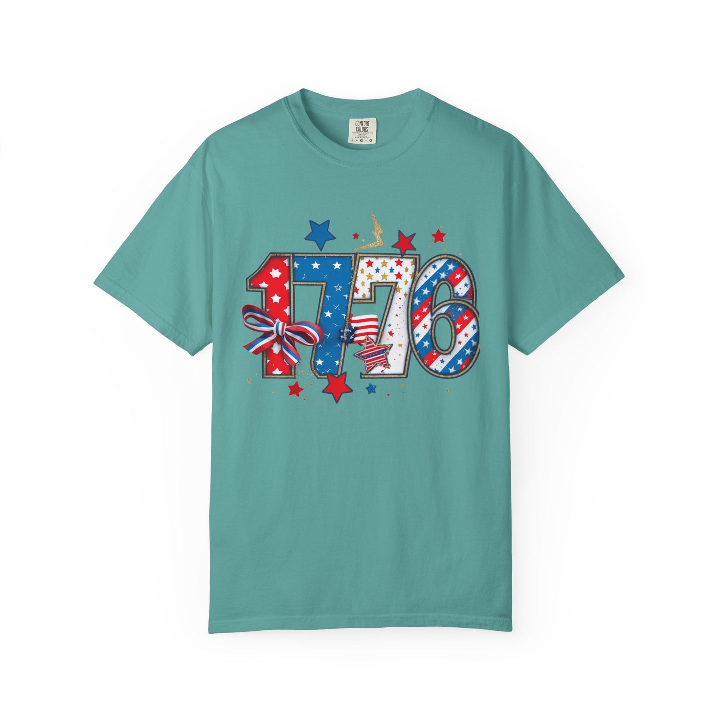 1776 Patriotic T-Shirt — American Flag Stars & Stripes Independence Day Tee