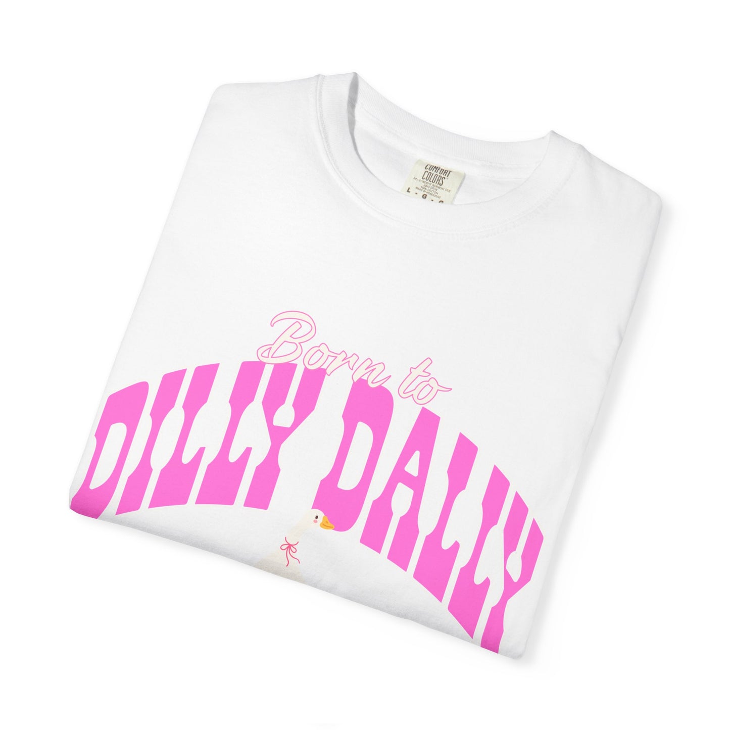 Dilly Dally Pink Arch Graphic Tee