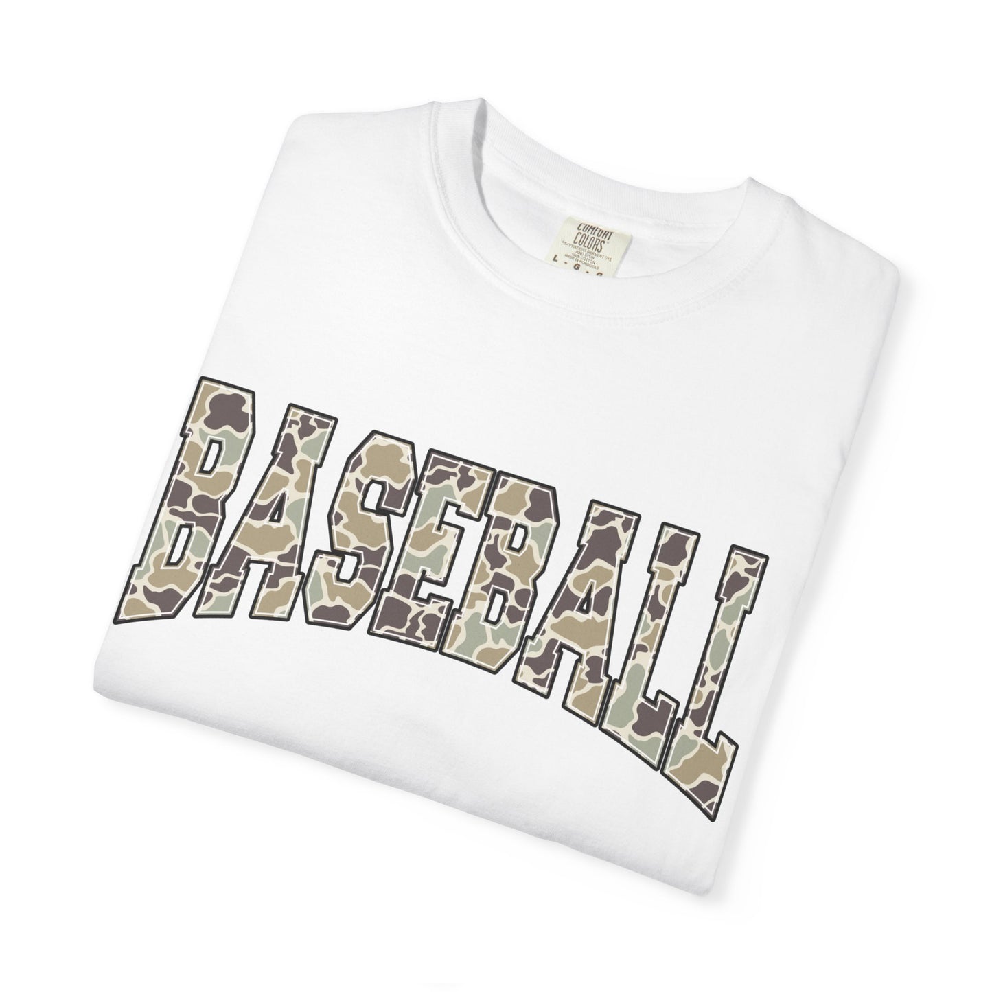Baseball Camo Graphic T-Shirt