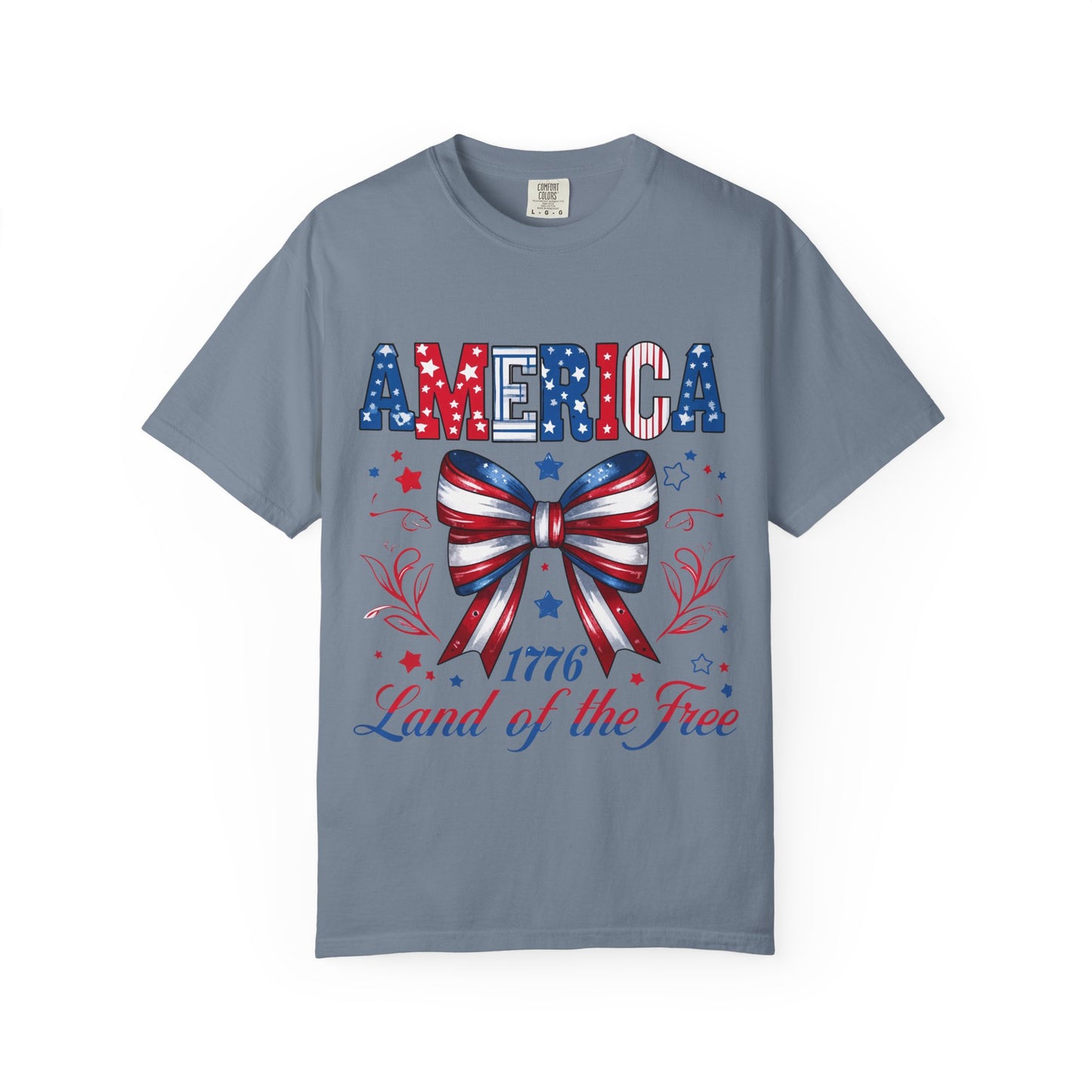 America 1776 'Land of the Free' Patriotic T-Shirt
