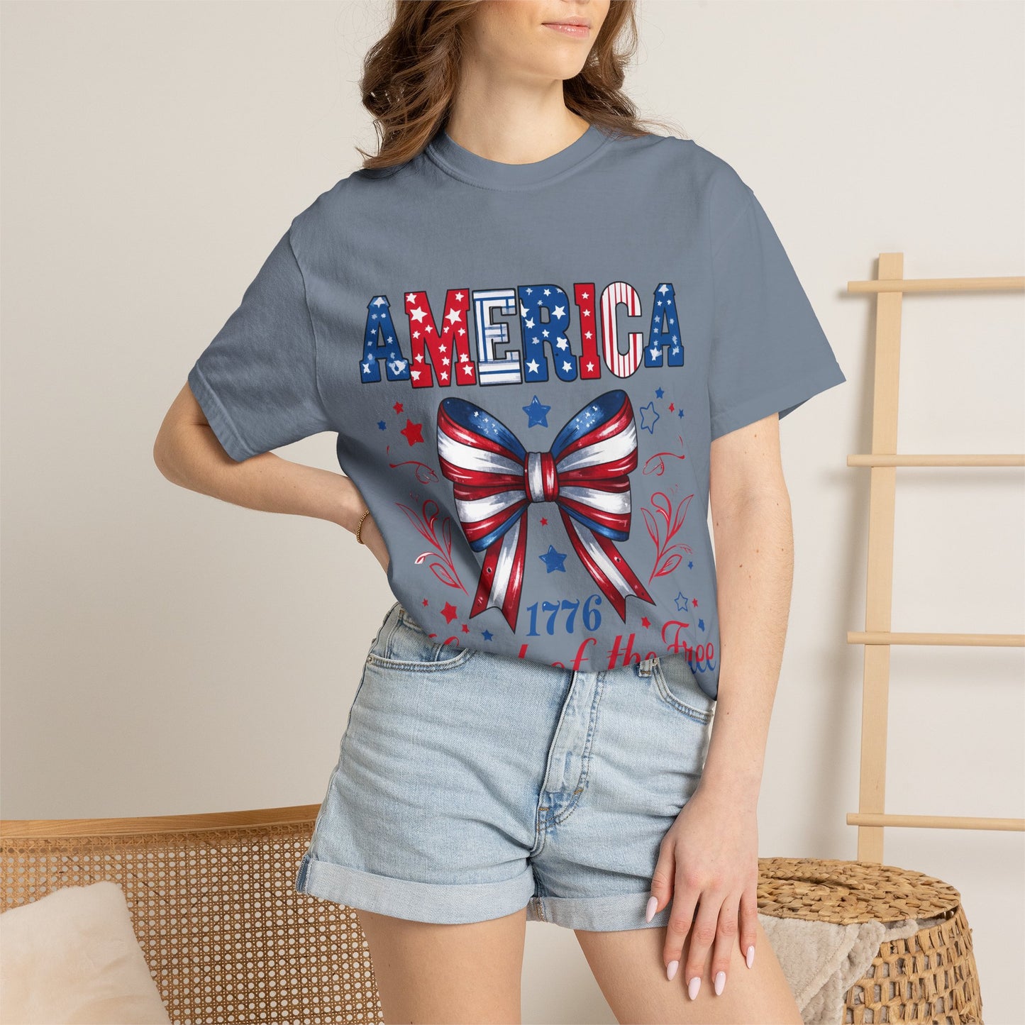 America 1776 'Land of the Free' Patriotic T-Shirt
