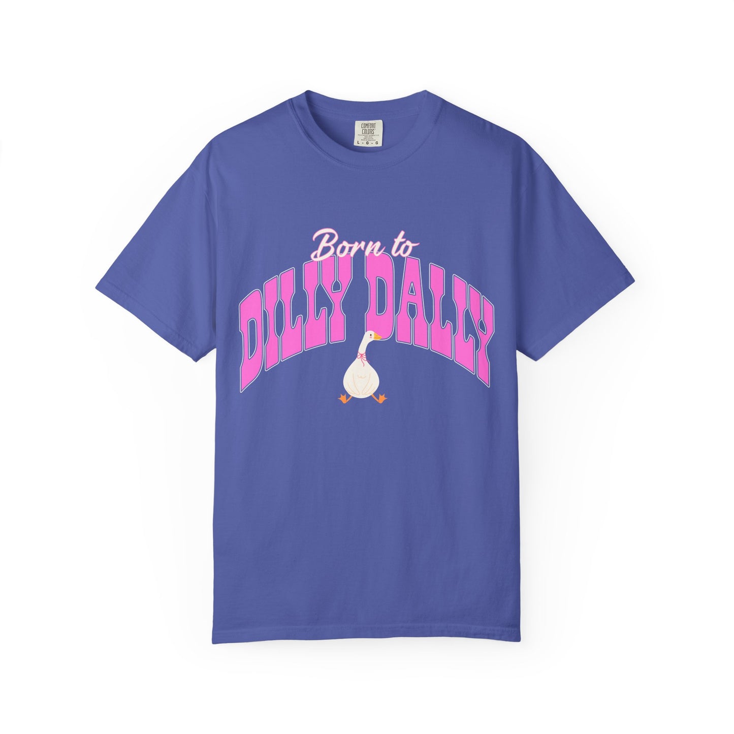 Dilly Dally Pink Arch Graphic Tee