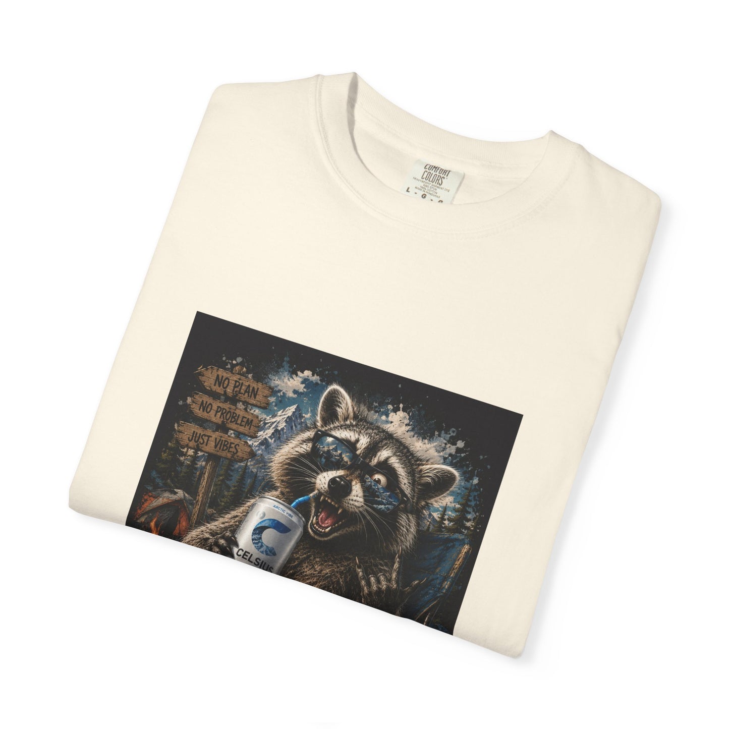 Raccoon Mischief Graphic T-Shirt — Arctic Vibe Celsius