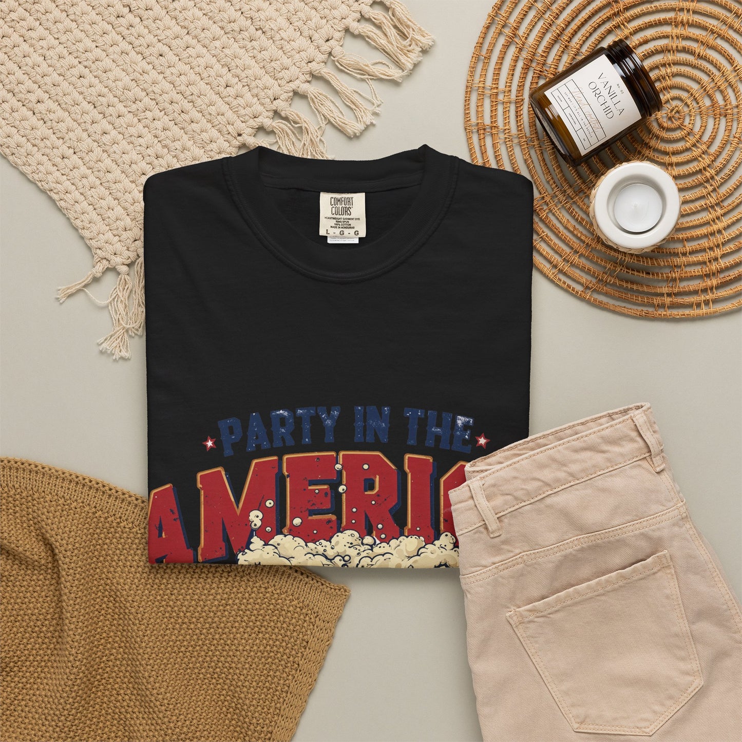 Party in the America T-Shirt – Patriotic Beer Graphic Tee